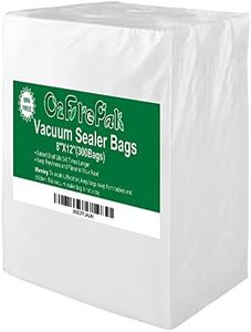 O2frepak 300 Count 20x30cm Quart Vacuum Sealer Bags with BPA Free and Heavy Duty, Vacuum Seal Food Sealer Bags,Great for Food Storage Vaccume Sealer PreCut Bag