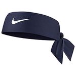 NIKE DRI-FIT Head TIE 4.0 (DN0581-401_Midnight Navy/White)