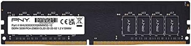 PNY Performance 16GB DDR4 DRAM 3200MHz (PC4-25600) CL22 (Compatible with 2666MHz, 2400MHz or 2133MHz) 1.2V Desktop (DIMM) Computer Memory – MD16GSD43200-TB