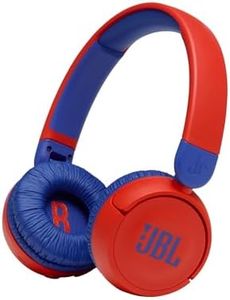 JBL JR310BT Kids On-Ear Wireless Bluetooth Headphones with up to 30 Hours of Playtime - Red (JBLJR310BTREDAM)