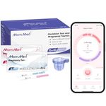 MOMMED Ovulation Kit HCG15-LH40, 15 Pregnancy Tests & 40 Ovulation Test Strips with 55 Urine Cups Reliable & Quick Early Pregnancy Test