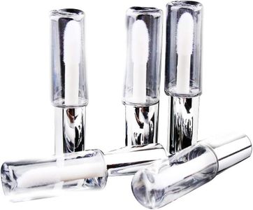 45PCS Tubo de brillo de labios, Mini 1.2ml Bálsamo de labios Transparente Labio Brillo Tubos Lip Balm Botella contenedor, para DIY Lipstick Bálsamo Labial Casero