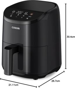 COSORI 2L Air Fryer – Compact Black Healthy Cooker