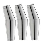 WOTOR Boston Cocktail Shaker Set, 18 oz & 28 oz Stainless Steel Weighted Shaker Tins, Metal Martini Shaker Drink Mixer for Bartending, Professional Bar Tools for Bartender（3 Pack）