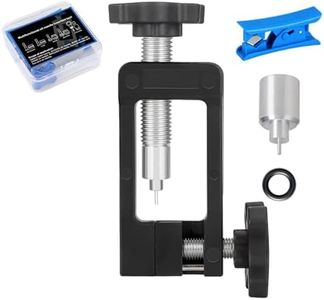 Tailcle 2 in 1 Upgraded Needle Driver Insertion Tool with Hydraulic Hose Cutter for MTB & Road Bike - Olive Banjo Fitting Insert & Hose Installation Tool