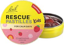 Rescue Remedy Kids Calm Days Pastilles (Strawberry), Promotes & Maintains Everyday Calm, Flower Essence Formula, Alcohol Free, Managing The Stress of Tests, Travel & Adapting to New Surroundings