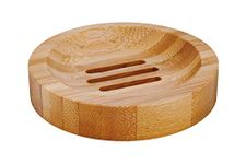 Sustainable Bamboo Soap Dish Round | Zero-Waste Soap Dish for Shampoo Bars and Soaps