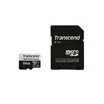 Transcend 64GB microSDXC 330S High Performance Memory Card TS64GUSD330S