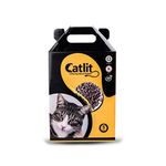 Catlit Natural Organic Pine Wood Cat Litter - 5kg Pack of 1 | Natural Biodegradable | Low Dust for Multiple Cats | Anti-Bacterial Litter for Cats | Chemical Free Ultra Absorption Litter for Cats |