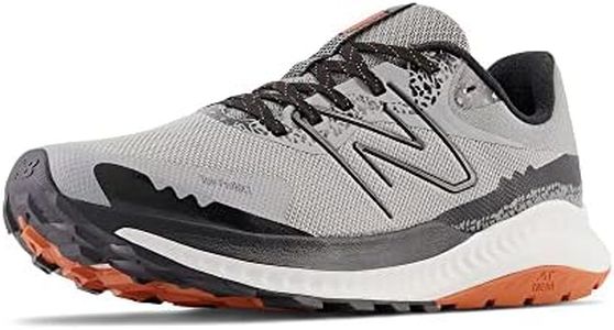 New Balance Men's DynaSoft Nitrel V5 Trail Running Shoe, Shadow Grey/Black/Cayenne, 10 US