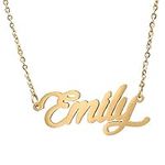 AOLO Gold Plated Tiny Mom Necklaces