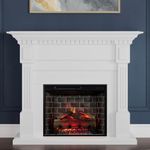 Modern Ember Augustine White Mantel