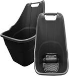 Multipurpose Lightweight Plastic Rolling Wheelbarrow Trolley For Cleaning Gardens Leaves Transporting Kart Caddy With Wheels