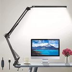 LED Desk Lamp with Clamp, Swing Arm