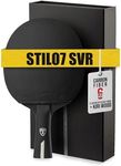 Killerspin Stilo7 SVR: Table Tennis Bat - Custom Crafted High Performance Carbon Fiber Ping Pong Bat Made with High Quality Rubbers