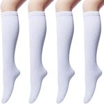 Senker Women's 4 Pairs Cotton Knee 