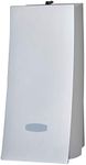Croydex Wave Satin Nichol Finish Soap Dispenser - Wall Mounted Hand Soap Dispenser, Ideal for Shower, Bath, or Kitchen - Easy to Refill, Elbow Operated Wall Mounted Soap Dispenser