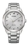 CITIZEN Stainless Steel Analog Grey Dial Men Watch-Bm7600-81A, Silver Band