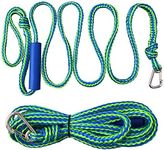 Dock Lines PWC Dock Rope Bungee with Foam Float Clip Marine Tow Rope for Jet Ski, Personal Watercraft, Kayak, SeaDoo, Boat, Pontoon Bungee Docking Line Boat Anchor 7FT 10FT 14FT