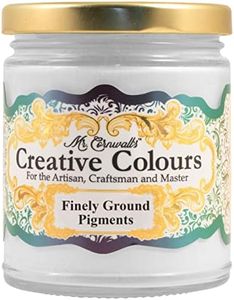Mr. Cornwall's Creative Colours - Titanium White - Finely Ground Pigment in 9 Ounce Glass Jar for Woodworking - Arts - Crafts and More