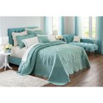 BrylaneHome Amelia Bedspread - Seaglass, King