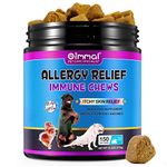 ZyranovaE Dog Allergy Relief Chews(Peking Duck Flavor 150 Count)- Allergy Relief immune Chews,Hot Spot for Dogs,Dog Itch Relief,Anti Itch for Dogs,Itchy Skin,Seasonal Allergies