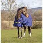 Asker 200g Horse Standard Neck Turnout Rug - Navy Blue: 6ft0