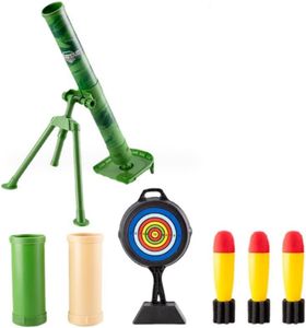 GDSCSKKS Children's Mortar Plastic Toys, Boy Launcher Toys, Gifts for Children Over Three Years Old (Color : Yellow)