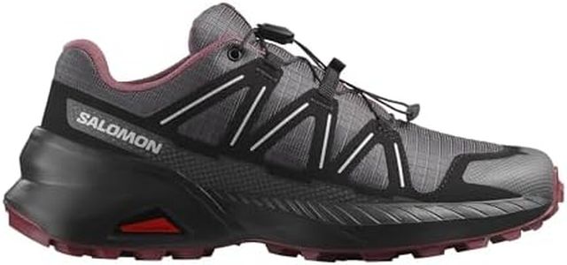 Salomon Speedcross Peak Women's Waterproof Hiking Boots, Asphalt Black Nocturne, 10 US