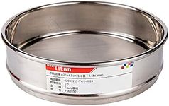 Adamas-Beta φ20×4.5cm 100 Mesh 304 Stainless Lab Sieves Economy Test Sieve 304 Stainless Steel Wire Cloth（0.154mm）