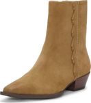 Lucky Brand Women's Shakell Ankle Boot, Olive, 9.5