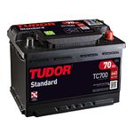 Tudor Battery 70ah / 640a (en) +D Standard Range for Car Van SUV 4x4 Maximum Quality Measurements Length: 278 mm Width: 175 mm Height: 190 mm.