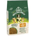 James Wellbeloved Adult Turkey & Rice 7.5 kg Bag, Hypoallergenic Dry Dog Food