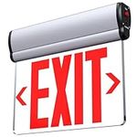 SASELUX Led Edge-Lit Exit Sign ,Bru