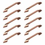 LAPO Premium Drawer Handle for Kitchen/Cabinet Pull Handles for Cupboard Drawers/Window Handle/Wardrobe Handle (160mm(6.5 Inch) Pack of 10, PVD-Rose Gold)