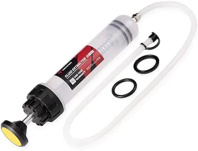 Thorstone Automotive Fluid Extractor Pump, 200cc Oil Change Syringe with Hose, Manual Suction & Filler Oil Evacuator (7 Oz./0.21 Qt./200 CC)