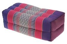 Namesakes Kapok Material Yoga Block Meditation cushion – Support Bolster- Pink Purple