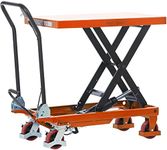 500kg Mobile Scissor Lift Hydraulic Lifting Platform Table Trolley Cart Truck