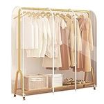 Clear Garment Rack Cover with Zippe