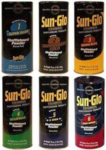 Table Shuffleboard Powder Sand - Sun-Glo Sampler Six-Pack