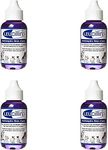 Leucillin Antiseptic Skin Care Dropper 50ml x 4 Bottles for Dog Cat Bird Reptile Horse Pet