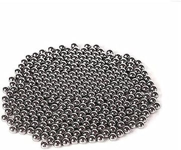 KQIVEN 100 Pieces 8mm Chrome Steel Bearing Balls, Steel Slingshot Ammo, Straight and Precise Practice Slingshot Ammo, Steel Pocket Slingshot Ammo, Slingshot Ammo Steel