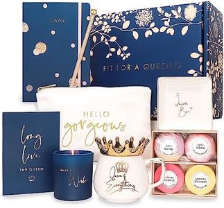 Luxe England Gifts Royal Gift Basket for Women - Luxury Gifts for Women Designed in Britain – High-end Unique Gift Box for Women Friend, Wife, Mom, Sister