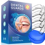 Mouth Guard for Teeth Grinding, Mouth Guard for Sleeping Best Gum Shield for Grinding Teeth&Clenching at Night, Reusable Mouth Guards Grinding Teeth for Adults & Kids to Prevent Bruxism, 4 Pcs