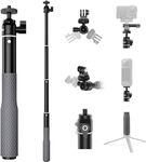 TELESIN 360° Waterproof Selfie Stick 25.75" with Hand Strap Underwater Diving Extension Pole Monopod Compatible with GoPro Hero 12 11 10 9 8 7 6 Go Pro Max Mini Insta360 X3 GO3 DJI Action 3 4