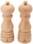 Peugeot - Paris u’Select Salt and Pepper Mill Set - Adjustable Grinders - Beechwood, Natural, 18 cm