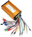 E-Bike Brushless Speed ​​Motor Controller 12 Tube Three-Mode Sinusoid for Electric Scooter 48V 60V 64V 72V 1000W-1500W Bike Brushless Controller Kit