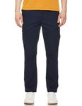 Amazon Essentials Men's Straight-fit Stretch Cargo Pant, Navy, 36W x 32L