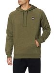 Under Armour Men's Ua Rival Fleece Hoodie Hooded Sweatshirt, Marine Od Green Light Heather Onyx White, M