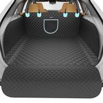 Tapizado SUV Cargo Liner for Dogs with Taller Side Panels, Waterproof Pet Trunk Cover with Anti-Scratch Oxford, Dog Seat Mat for SUV Van with Bumper Flap Protector, Non-Slip, Large Size Universal Fit